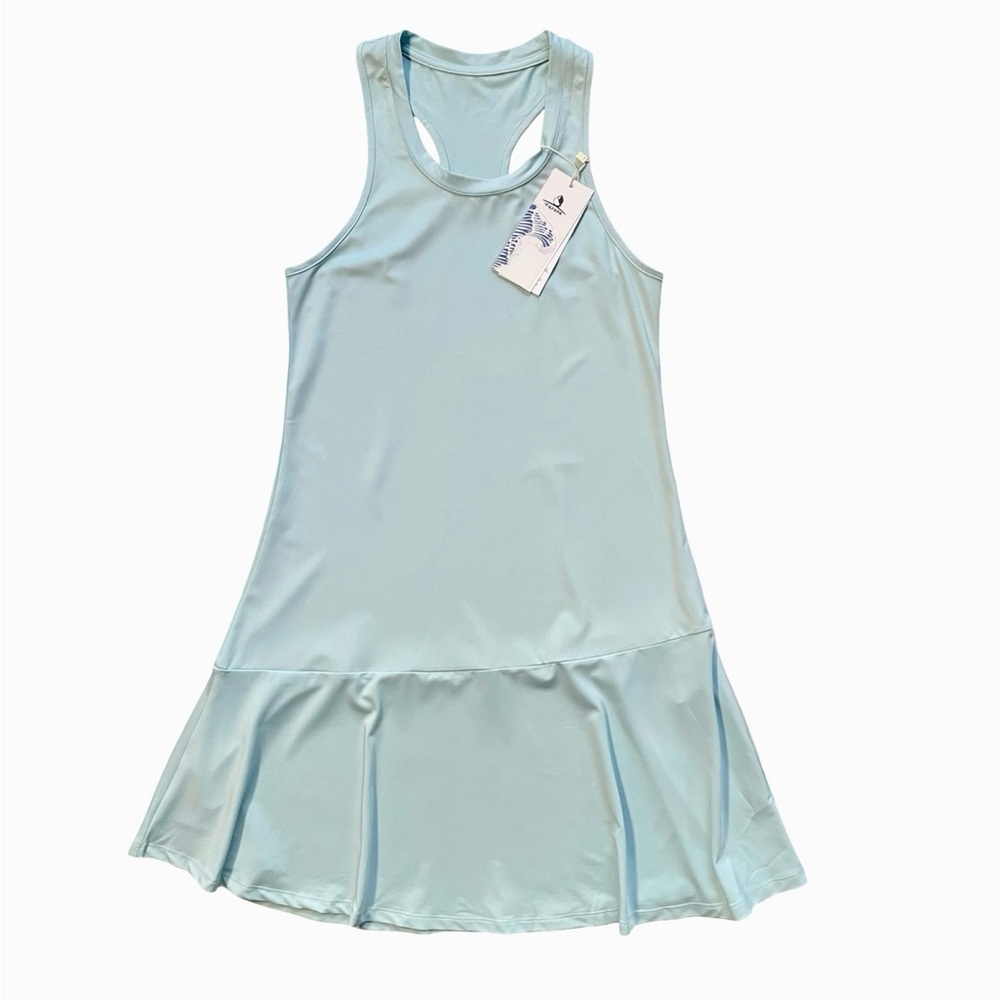 NWT Icyzone Racerback Athletic Sports Dress Light Blue